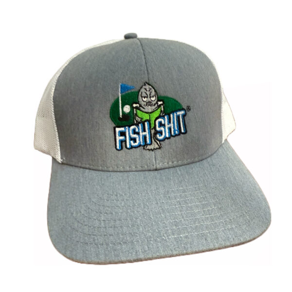 Gray Fish Sh!t Hat
